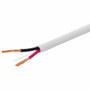 Monoprice Speaker Wire, CL2 Rated, 2-Conductor, 16AWG, 1000ft, White - 1000 ft (304.80 m) Audio Cable for Speaker - CL2 - 16 AWG - (16079)