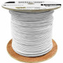Monoprice Speaker Wire, CL2 Rated, 4-Conductor, 16AWG, 1000ft, White - 1000 ft (304.80 m) Audio Cable for Speaker - CL2 - 16 AWG - (16081)