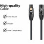 Monoprice Stage Right XLR Audio Cable - 50 ft (15.24 m) XLR Audio Cable for Microphone - First End: 1 x XLR - Male - Second End: 1 x - (18677)
