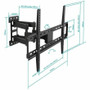 Monoprice Commercial 21956 Mounting Bracket for TV, Display - Black - Height Adjustable - 37" to 70" Screen Support - 99 lb (44905.64 (21956)