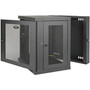 Tripp Lite SmartRack 12U UPS-Depth Wall-Mount Rack Enclosure Cabinet, Hinged Back - For UPS - 12U Rack Height x 19" (482.60 mm) Rack x (SRW12USDP)