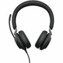 Jabra Evolve2 40 SE Headset - Stereo - USB Type A, USB Type C - Wired - 20 Hz to 20 kHz - Over-the-head, On-ear - Binaural - - MEMS (Fleet Network)