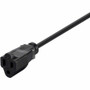 Monoprice 24200 Power Extension Cord - 20 ft (6. 10 m) - 16 Gauge - 125V/13A - NEMA 5-15P to 5-15R - Black