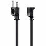 Monoprice 24200 Power Extension Cord - 20 ft (6. 10 m) - 16 Gauge - 125V/13A - NEMA 5-15P to 5-15R - Black