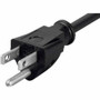 Monoprice 24200 Power Extension Cord - 20 ft (6. 10 m) - 16 Gauge - 125V/13A - NEMA 5-15P to 5-15R - Black