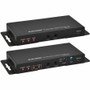 Monoprice Blackbird 4K60 Video Extender with HDMI over Fiber Optic Cable up to 33,000 feet (10,000m), Supports IR and RS-232 - 1 Input (24279)