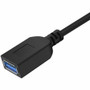 Monoprice Essentials Extension USB-C/USB-A Data Transfer Cable - 6" (152.40 mm) USB-C/USB-A Data Transfer Cable - First End: 1 x USB C (24288)