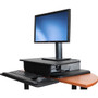 StarTech.com Height Adjustable Standing Desk Converter - Sit Stand Desk with One-finger Adjustment - Ergonomic Desk - 12" to 30" - 13 (ARMSTS)