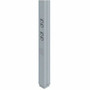 Wiremold 25DTP Series Steel Tele-Power Pole (Designer Gray) - Pole - Designer Gray - Steel (25DTP-E10-DG)