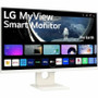 LG MyView 25SR50F-W 25" Class Full HD Smart LCD Monitor - 16:9 - White - 24.5" Viewable - In-plane Switching (IPS) Technology - 1920 x (Fleet Network)
