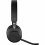 Jabra Evolve2 65 Headset - Microsoft Teams Certification - Stereo - Wireless - Bluetooth - 98.4 ft (30 m) - On-ear, Over-the-head - - (Fleet Network)