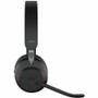 Jabra Evolve2 65 Headset - Mono - Wireless - Bluetooth - 98.4 ft (30 m) - On-ear, Over-the-head - Monaural - Circumaural - Noise - (Fleet Network)