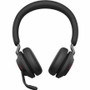 Jabra Evolve2 65 Headset - Stereo - Wireless - Bluetooth - 98.4 ft (30 m) - On-ear, Over-the-head - Binaural - Circumaural - Noise - (Fleet Network)