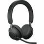 Jabra Evolve2 65 Headset - Microsoft Teams Certification - Stereo - Wireless - Bluetooth - 98.4 ft (30 m) - On-ear, Over-the-head - - (Fleet Network)