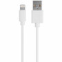 Monoprice Essential Apple MFi Certified Lightning to USB USB-A Charging Cable - 3ft White - 3 ft (0.91 m) Lightning/USB Data Transfer (27403)
