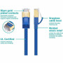 Monoprice SlimRun Patch Category 6a Network Cable - 7 ft (2.13 m) Category 6a Network Cable for Network Device, Server - First End: 1 (27492)