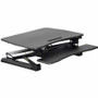 Workstream Electric Height Adjustable Sit-Stand Workstation Desk Converter, 36in - Height Adjustable - 35.4" (899.16 mm) Table Top x - (Fleet Network)