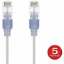 Monoprice SlimRun Patch UTP Category 6a Network Cable - 2 ft (0.61 m) Category 6a Network Cable for Network Device - First End: 1 x - (Fleet Network)
