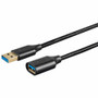 Monoprice USB 3.0 USB-A Male to USB-A Female Premium Extension Cable 6ft - 6 ft (1.83 m) USB-A Data Transfer Cable - First End: 1 x A (30715)