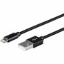 Monoprice Premium Apple MFi Certified Lightning to USB-A Charging Cable - 3ft Black - 3 ft (0.91 m) Lightning/USB Data Transfer Cable (30762)