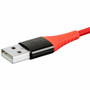 Monoprice AtlasFlex Charge & Sync Micro-USB-B/USB-A Data Transfer Cable - 3 ft (0.91 m) Micro-USB-B/USB-A Data Transfer Cable - Red (31194)