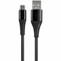 Monoprice AtlasFlex Charge & Sync Micro-USB-B/USB-A Data Transfer Cable - 3 ft (0.91 m) Micro-USB-B/USB-A Data Transfer Cable - Black (Fleet Network)