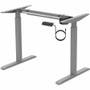 Monoprice 31292 Electric Sit-Stand Height Adjustable Desk Frame - Single Motor - 165 lb Capacity - Gray