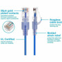 Monoprice SlimRun Patch UTP Category 6a Network Cable - 30 ft (9.14 m) Category 6a Network Cable for Network Device - First End: 1 x - (33256)