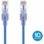 Monoprice SlimRun Patch UTP Category 6a Network Cable - 30 ft (9.14 m) Category 6a Network Cable for Network Device - First End: 1 x - (Fleet Network)