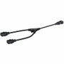 Monoprice Standard Power Cord - 12 Gauge - 20 A - Black - 2 ft (0.61 m) Cord Length - IEC 60320 C20 / IEC 60320 C19 - Heavy Duty (Fleet Network)
