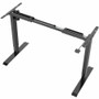 Workstream 35377 Single Motor Electric Sit-Stand Desk Base - Black - 154 lb Capacity - 28" to 47. 5" Height Adjustable