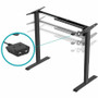 Workstream 35377 Single Motor Electric Sit-Stand Desk Base - Black - 154 lb Capacity - 28" to 47. 5" Height Adjustable