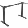 Workstream Single Motor Back to Basics Electric Sit-Stand Desk, Black - 154 lb (69.85 kg) Capacity - Height Adjustable - 47.5" mm) x - (Fleet Network)