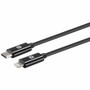 Monoprice Essential Apple MFi Certified Lightning to USB-C Charging Cable - 1.5ft, Black - 1.5 ft (0.46 m) Lightning/USB-C Data Cable (38378)