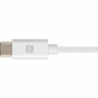 Monoprice Essential Apple MFi Certified Lightning to USB-C Charging Cable - 1.5ft, White - 1.5 ft (0.46 m) Lightning/USB-C Data Cable (38382)