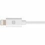 Monoprice Essential Apple MFi Certified Lightning to USB-C Charging Cable - 3ft, White - 3 ft (0.91 m) Lightning/USB-C Data Transfer - (38383)