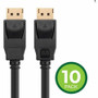 Monoprice Select Series DisplayPort 1.2a Cable 15ft (10-Pack) - 15 ft (4.57 m) DisplayPort A/V Cable - First End: 1 x DisplayPort 1.2a (Fleet Network)