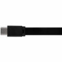 Monoprice Flat USB-C to USB-A 3.2 Gen 1x1 Charge and Sync Cable 5Gbps 3A Black 6ft - 6 ft (1.83 m) USB-C/USB-A Data Transfer Cable - 1 (41941)