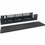 Monoprice 2U 19in Metal Rackmount Cable Management Panel - Rack Cable Management Panel - 2U Rack Height - Metal (42827)