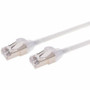 Monoprice SlimRun Category 6a Network Cable - 3 ft (0.91 m) Category 6a Network Cable for Network Device, Server - First End: 1 x - 1 (Fleet Network)