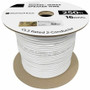 Monoprice Speaker Wire, CL3 Rated, 2-Conductor, 16AWG, 250ft, White - 250 ft (76.20 m) Audio Cable for Speaker - CL3 - 16 AWG - White (44336)