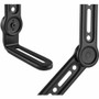 Monoprice Mounting Bracket for Soundbar, Display, TV - Black - Height Adjustable - 49" Screen Support - 33 lb (14968.55 g) Load - 75 x (44901)