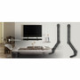 Monoprice Mounting Bracket for Soundbar, Display, TV - Black - Height Adjustable - 49" Screen Support - 33 lb (14968.55 g) Load - 75 x (44901)