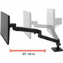 Ergotron 45-708-292 LX Pro Desk Monitor Arm - Black - Height Adjustable - Supports Up to 34" Displays - 22 lb Load Capacity