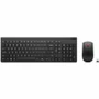 Lenovo Essential Wireless Combo Keyboard & Mouse Gen2 Black-French Canadian 058 - USB Type A Wireless RF 2.40 GHz Keyboard - French - (Fleet Network)