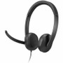 Lenovo 4XD1R88995 5000 Wired VoIP Headset - Microsoft Teams Certified - Stereo - Noise Canceling - Over-the-Head - USB-A & USB-C - Black