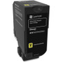 Lexmark Unison Original Toner Cartridge - Laser - Standard Yield - 3000 Pages - Yellow - 1 Each (Fleet Network)