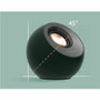 Creative 51MF1710AA000 Pebble Pro 2.0 Bluetooth Speaker System - 10W RMS - Black - Desktop