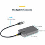 StarTech.com 5G4AC-USB-A-HUB 4-Port USB-A Hub - 5Gbps - Bus Powered - USB-C Auxiliary Power Input - Portable