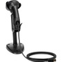 HP Engage Imaging Barcode Scanner II - Cable Connectivity - 1D, 2D - LED - Imager - Omni-directional - USB - Black - Stand Included - (5YQ08AA)
